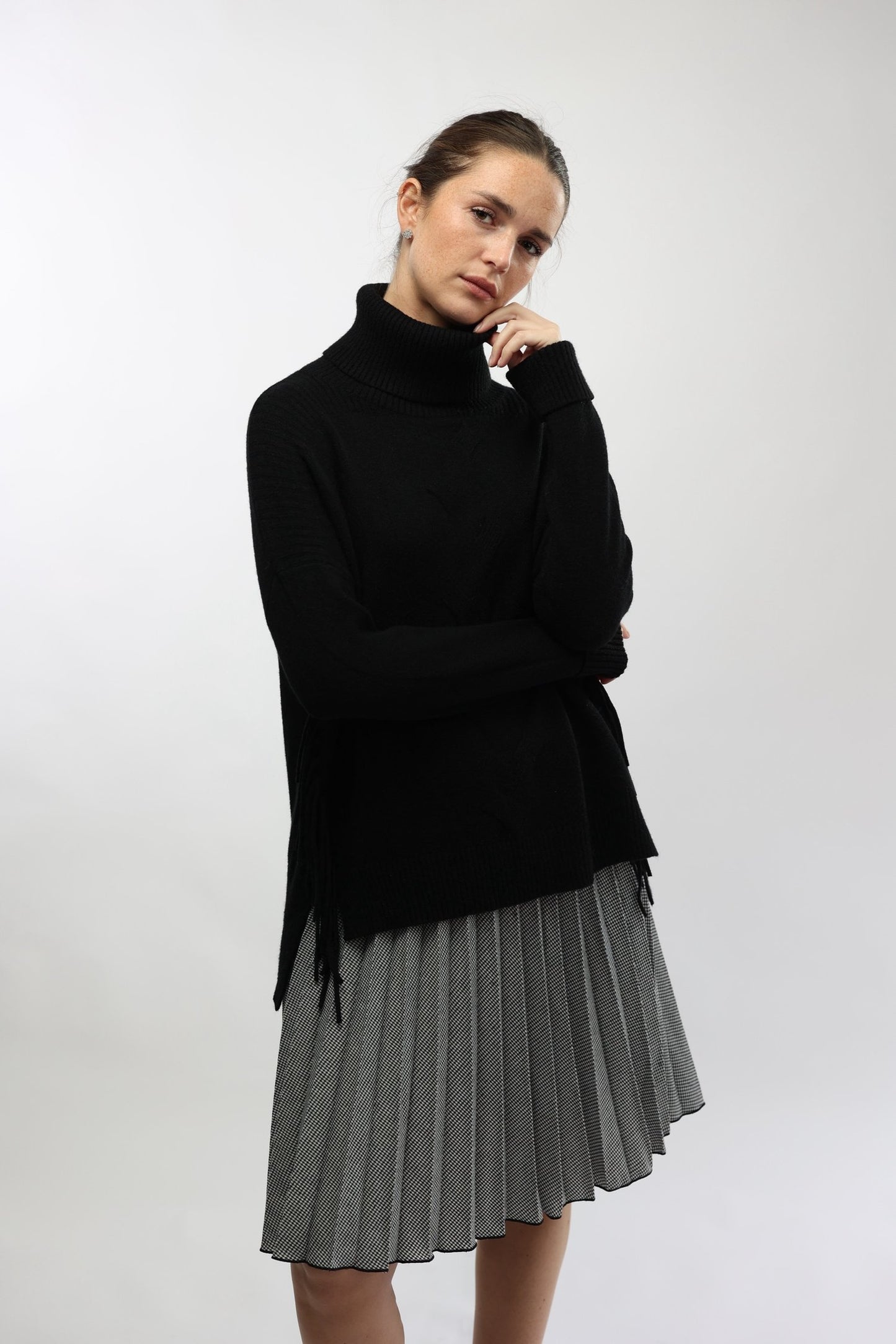 Luna Skirt Houndstooth