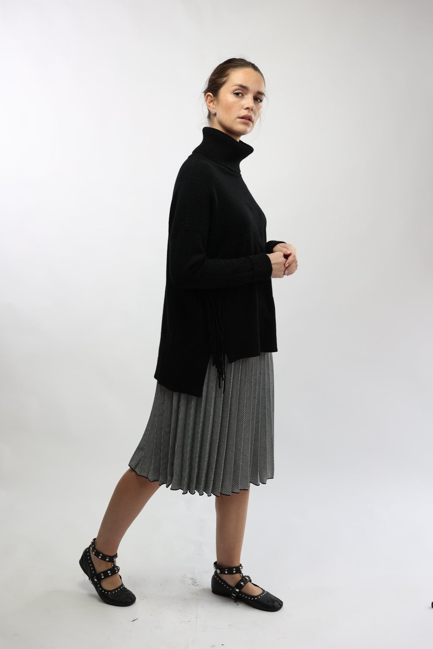 Luna Skirt Houndstooth