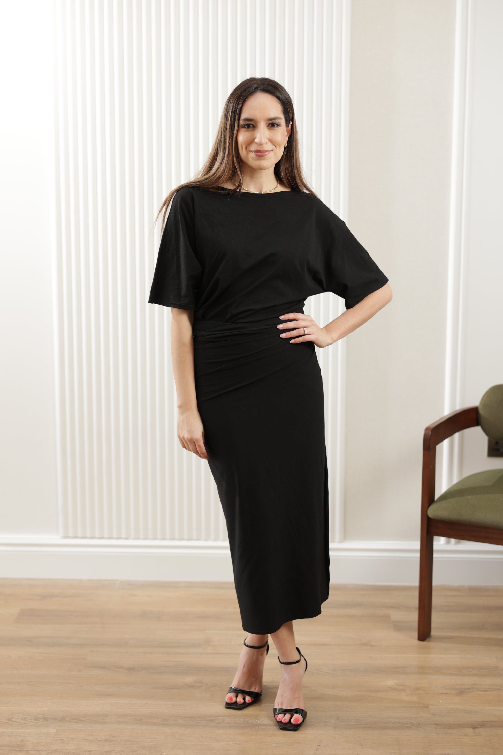 modal jersey dress Jersey dress loose with TENCEL Modal